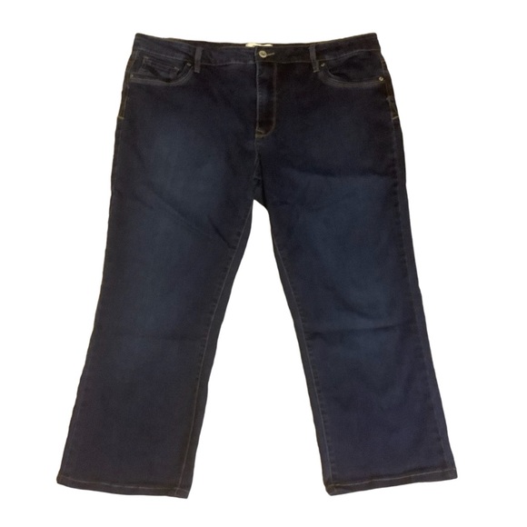 PARASUCO 2016 CROPPED DARK WASH JEANS/ Size16 - Picture 1 of 10